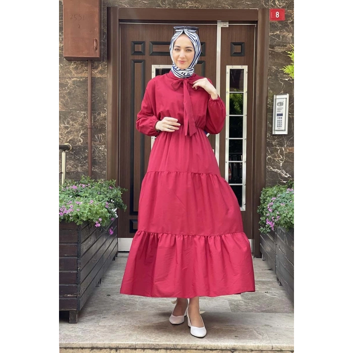 Moda Çizgi Tesettür Elbise