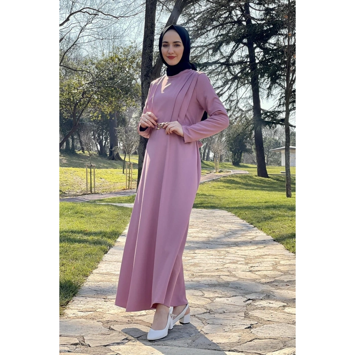 Moda Çizgi Tesettür Elbise