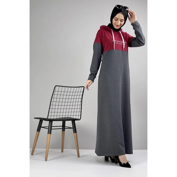 Moda Çizgi Tesettür Elbise