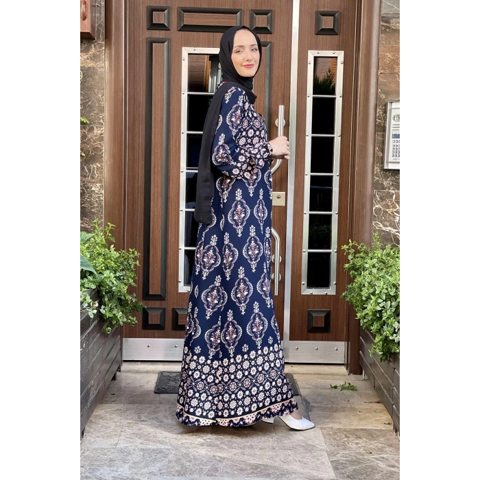 Moda Çizgi Tesettür Elbise