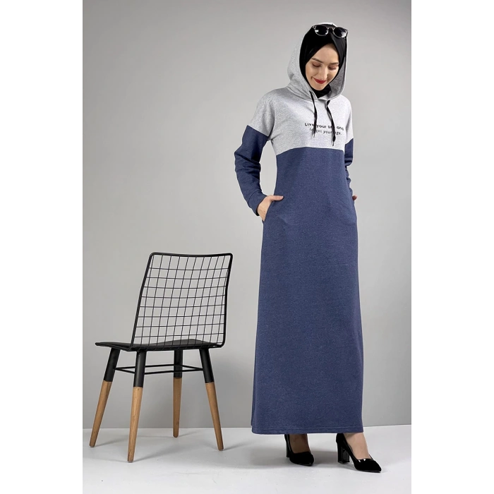 Moda Çizgi Tesettür Elbise
