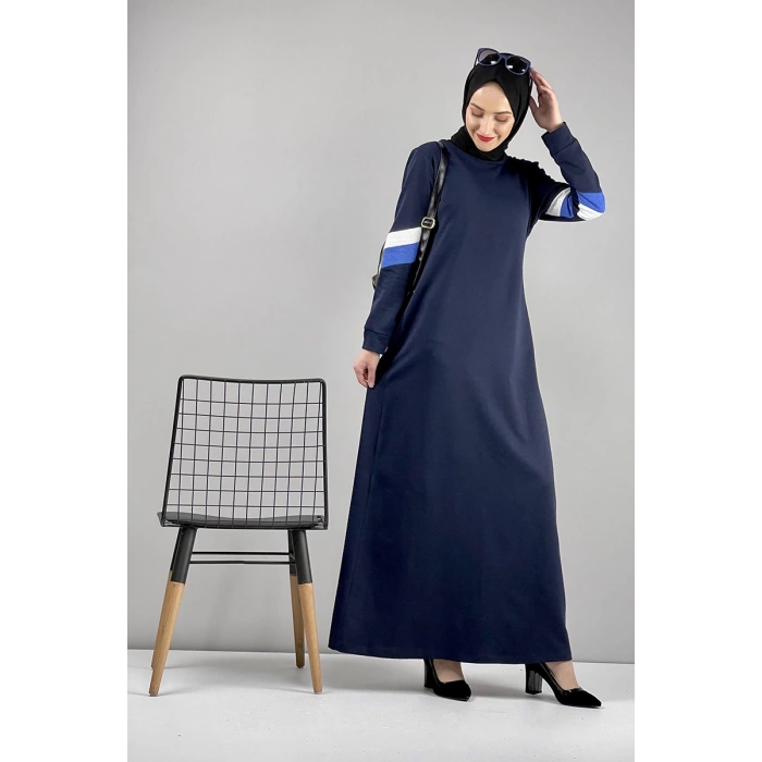 Moda Çizgi Tesettür Elbise