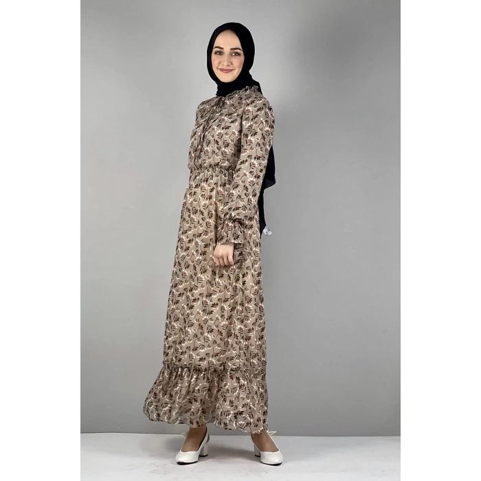 Moda Çizgi Tesettür Elbise