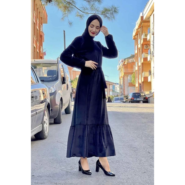 Moda Çizgi Tesettür Elbise