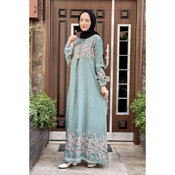 Moda Çizgi Tesettür Elbise