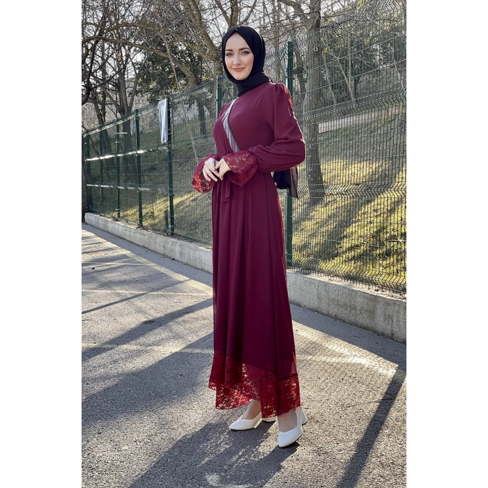 Moda Çizgi Tesettür Elbise