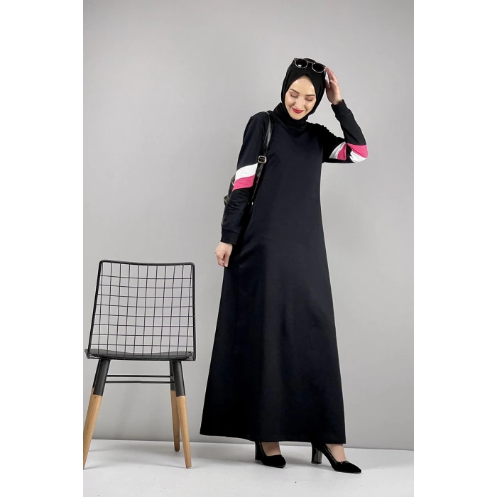 Moda Çizgi Tesettür Elbise