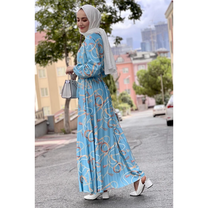 Moda Çizgi Tesettür Elbise