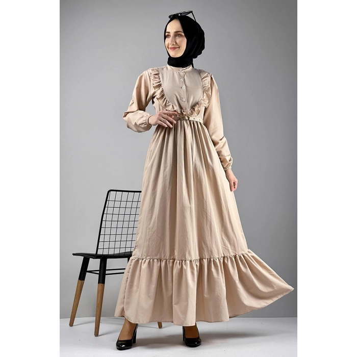 Moda Çizgi Tesettür Elbise