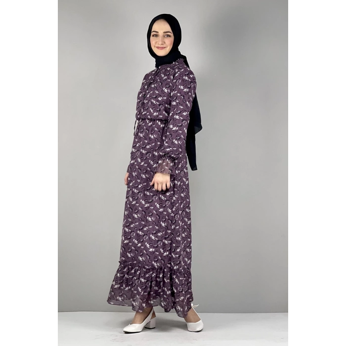 Moda Çizgi Tesettür Elbise