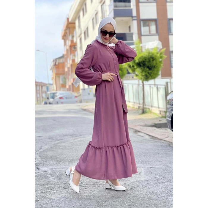 Moda Çizgi Tesettür Elbise