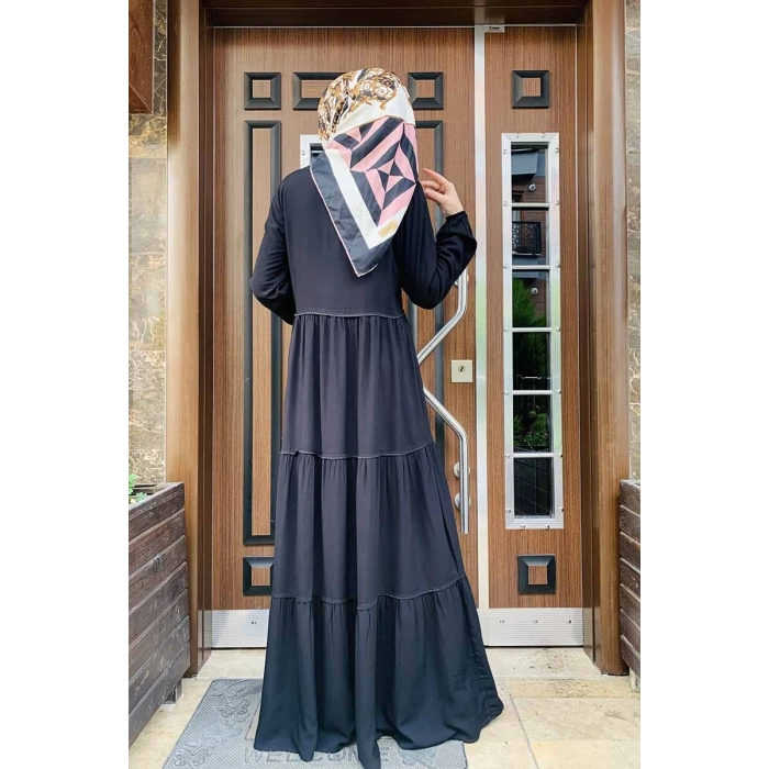 Moda Çizgi Tesettür Elbise