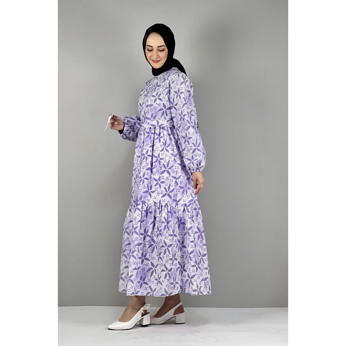 Moda Çizgi Tesettür Elbise