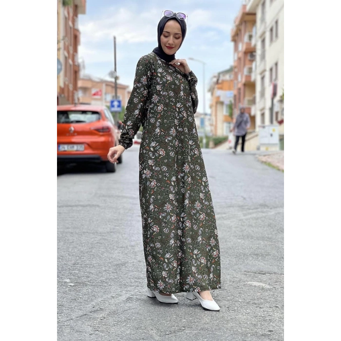 Moda Çizgi Tesettür Elbise