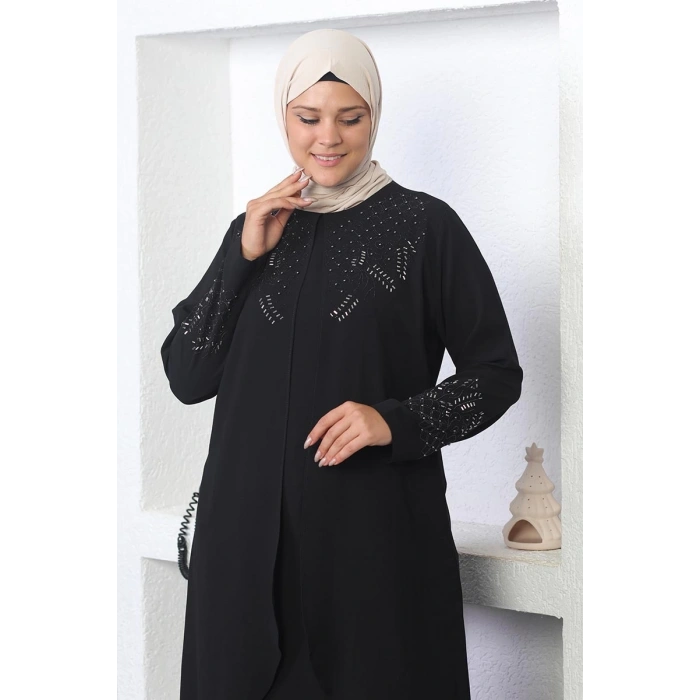 Moda Çizgi Tesettür Elbise