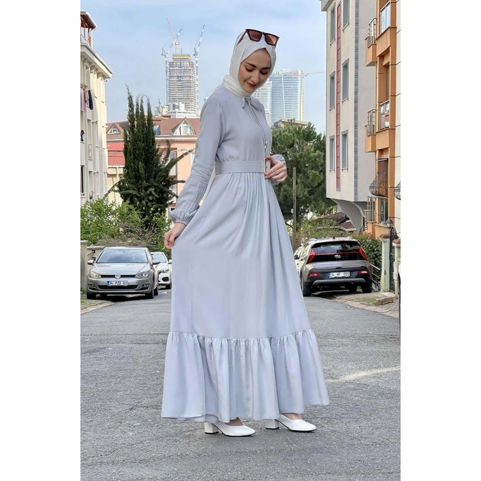 Moda Çizgi Tesettür Elbise