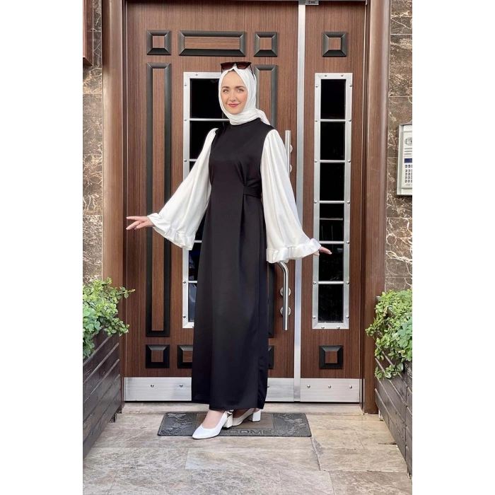 Moda Çizgi Tesettür Elbise