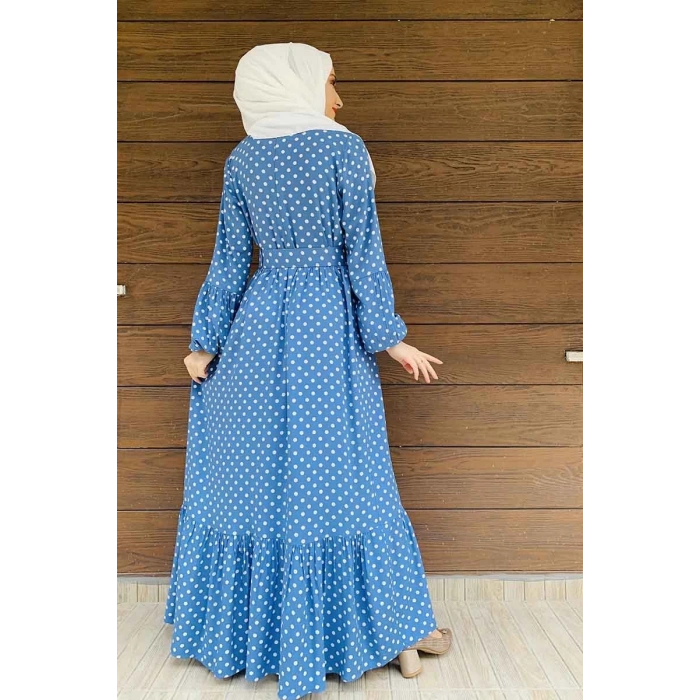 Moda Çizgi Tesettür Elbise