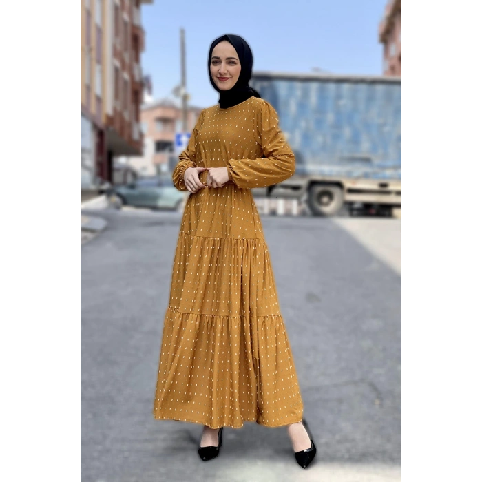 Moda Çizgi Tesettür Elbise