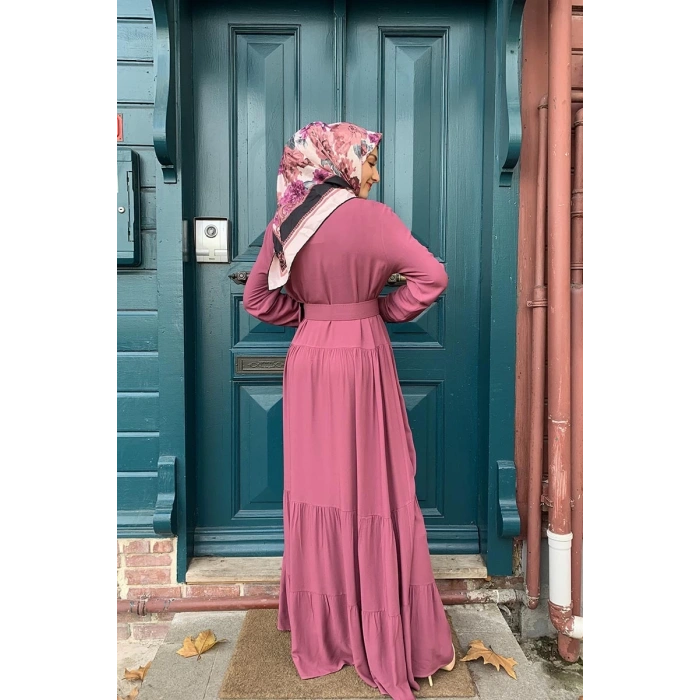 Moda Çizgi Tesettür Elbise