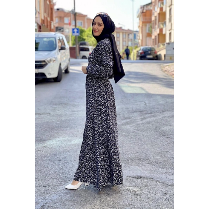 Moda Çizgi Tesettür Elbise