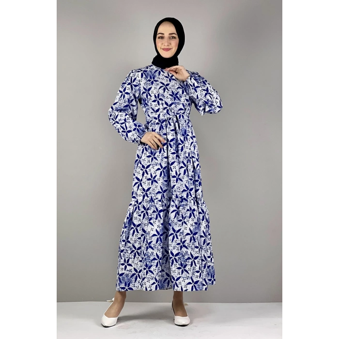 Moda Çizgi Tesettür Elbise