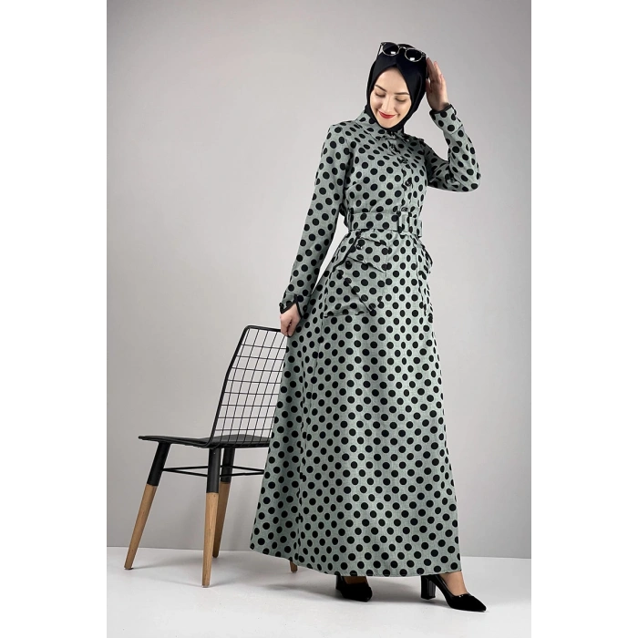 Moda Çizgi Tesettür Elbise