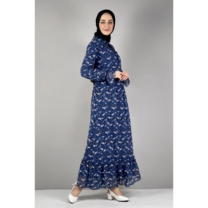 Moda Çizgi Tesettür Elbise