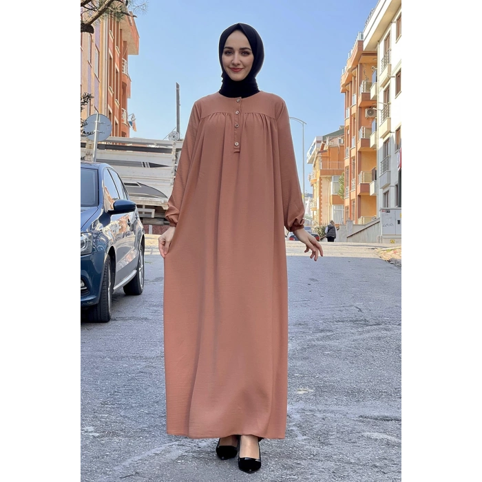 Moda Çizgi Tesettür Elbise