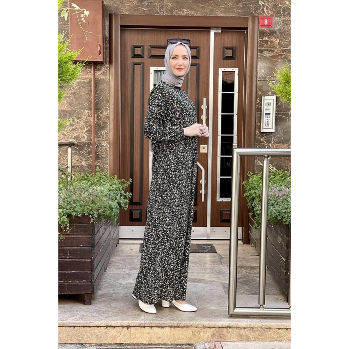 Moda Çizgi Tesettür Elbise