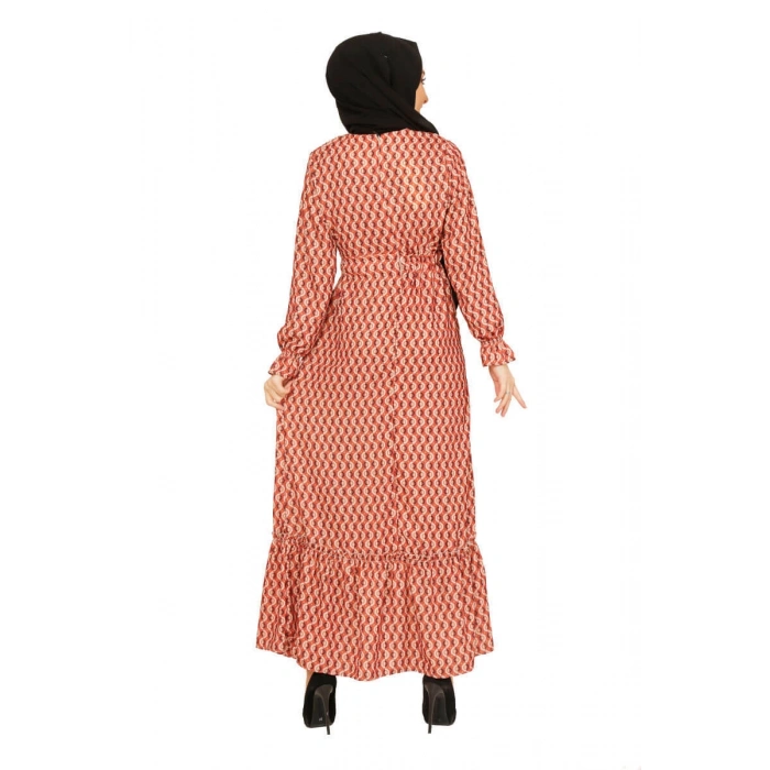 Moda Çizgi Tesettür Elbise