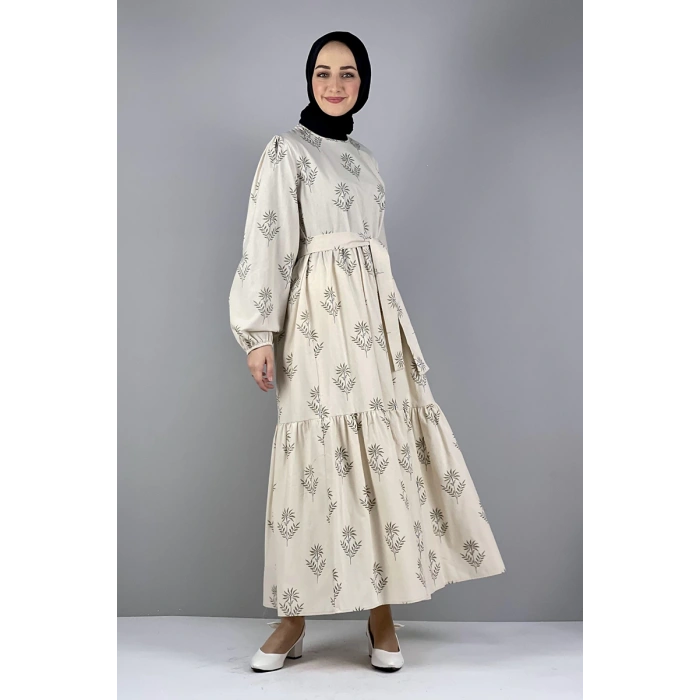 Moda Çizgi Tesettür Elbise