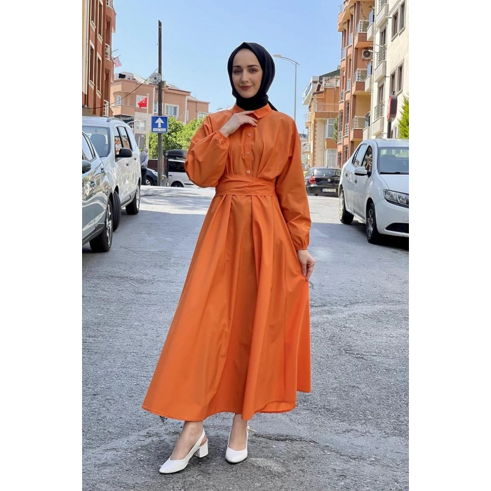 Moda Çizgi Tesettür Elbise