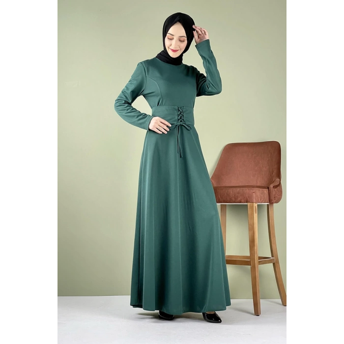 Moda Çizgi Tesettür Elbise