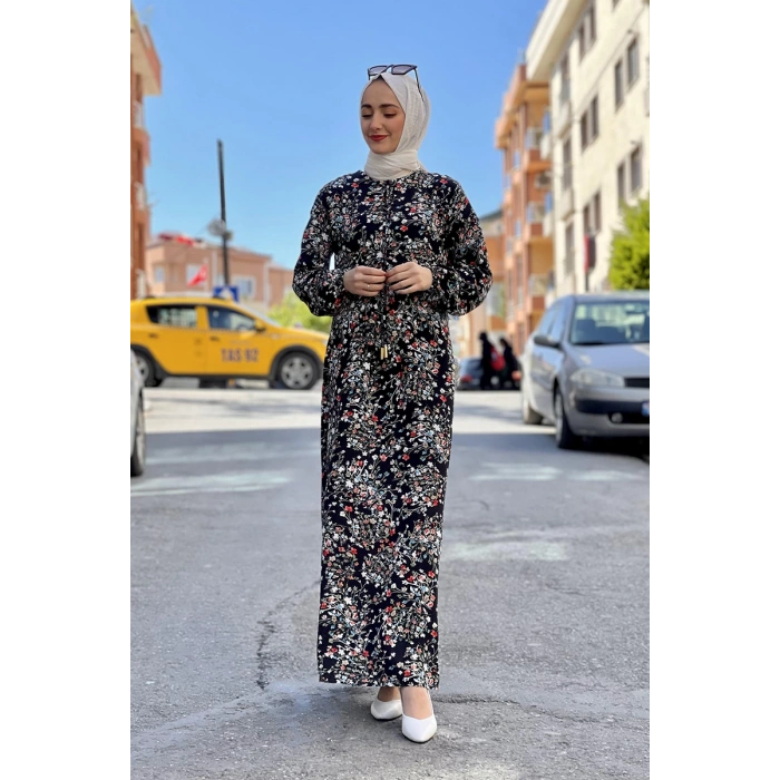 Moda Çizgi Tesettür Elbise