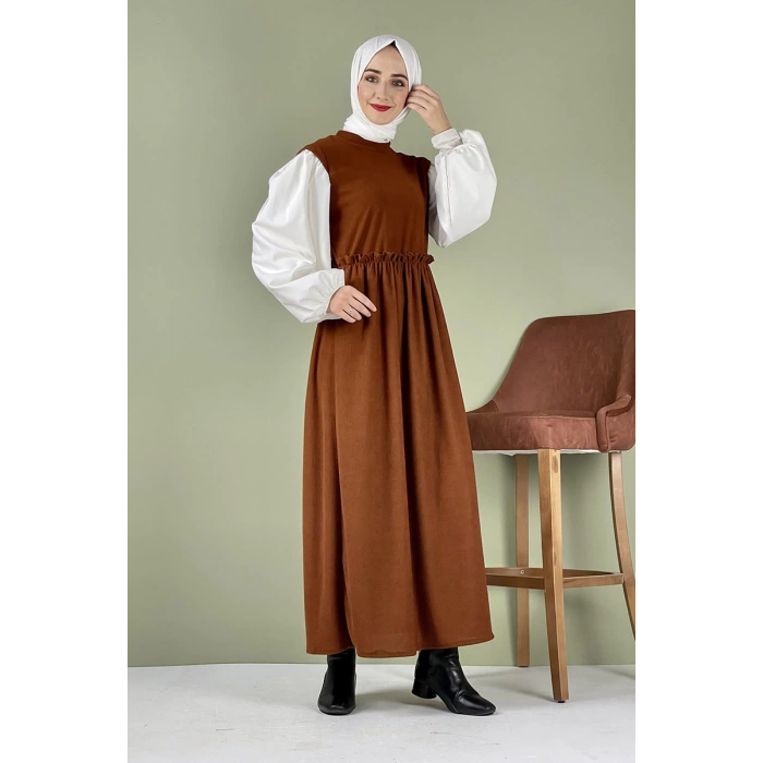 Moda Çizgi Tesettür Elbise