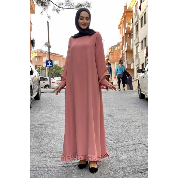 Moda Çizgi Tesettür Elbise