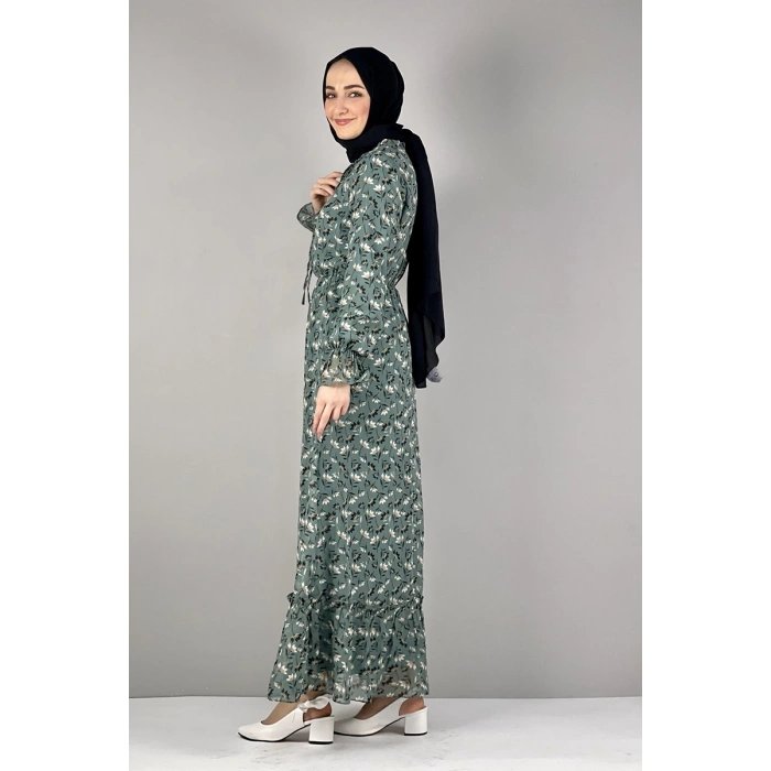 Moda Çizgi Tesettür Elbise