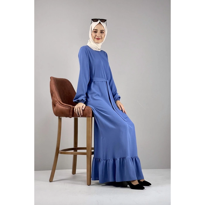 Moda Çizgi Tesettür Elbise