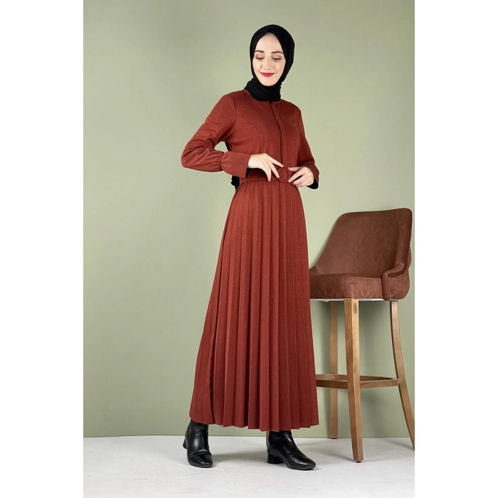 Moda Çizgi Tesettür Elbise