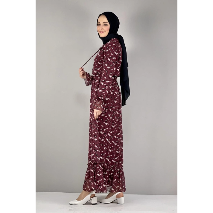 Moda Çizgi Tesettür Elbise