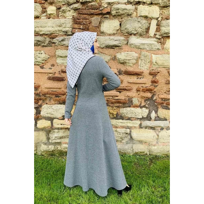 Moda Çizgi Tesettür Elbise