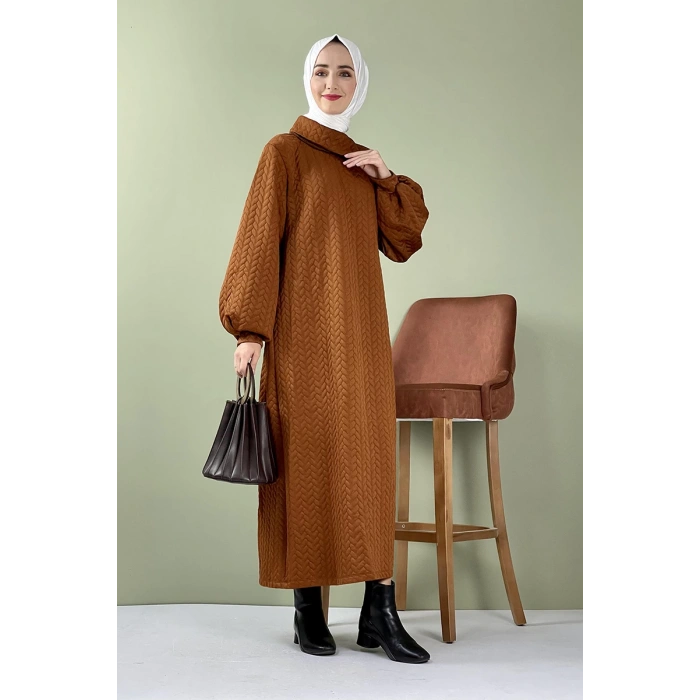 Moda Çizgi Tesettür Elbise