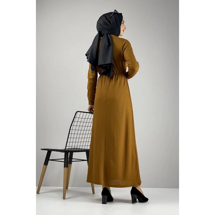 Moda Çizgi Tesettür Elbise