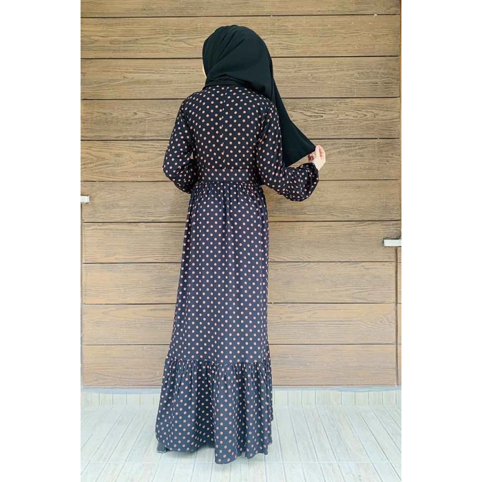 Moda Çizgi Tesettür Elbise