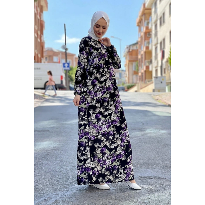 Moda Çizgi Tesettür Elbise