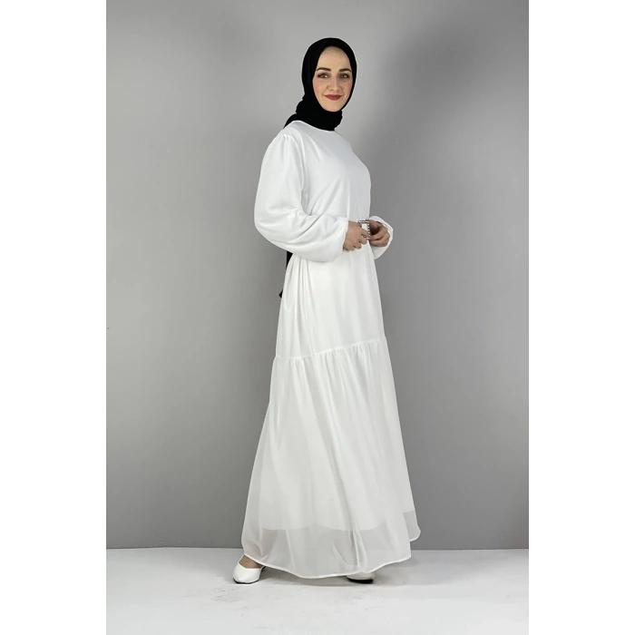 Moda Çizgi Tesettür Elbise