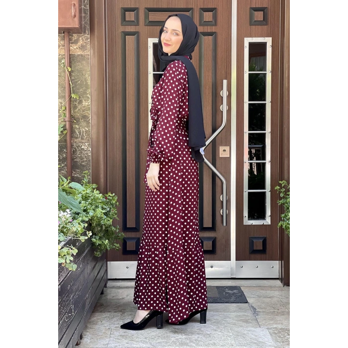 Moda Çizgi Tesettür Elbise