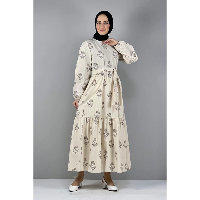 Moda Çizgi Tesettür Elbise