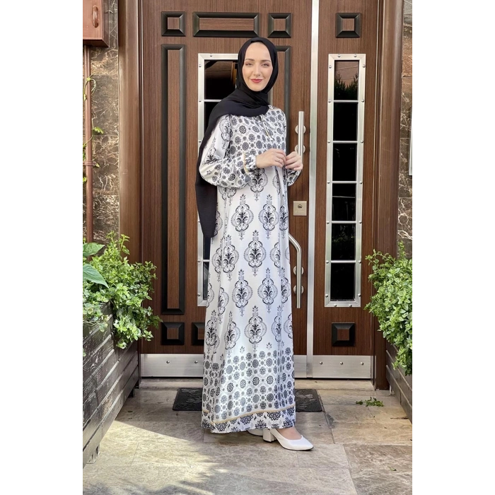 Moda Çizgi Tesettür Elbise